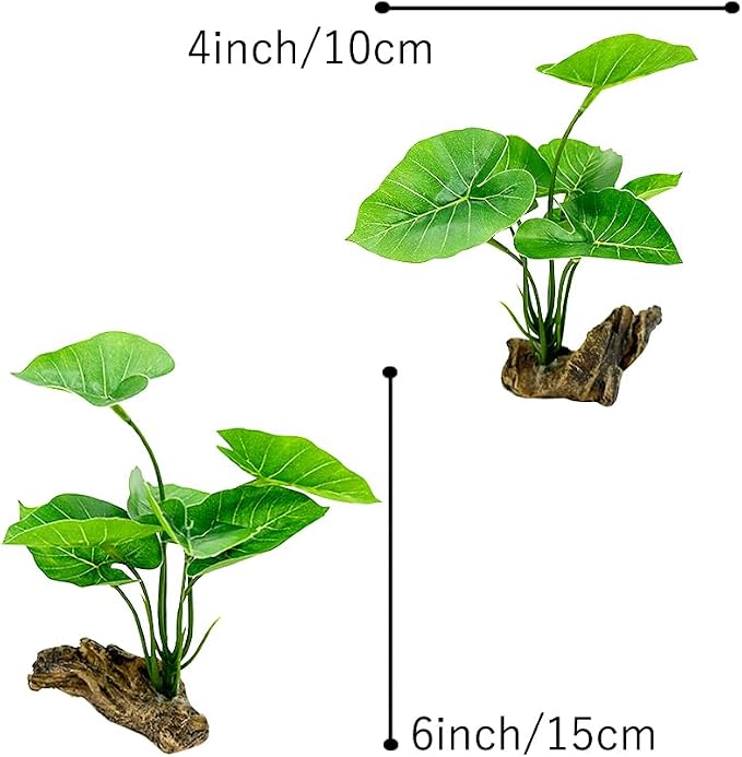 Smoothedo-Pets Fish Tank Decor Aquarium Decorations Ornaments Betta Leaf pad - Image 5