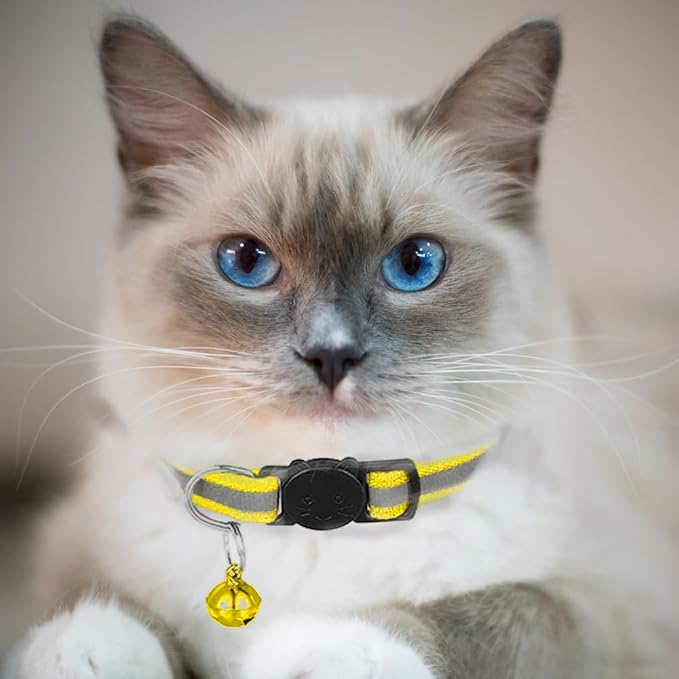 2 Pack Cat Collars Quick Release Reflective Kitten Collar - Image 2