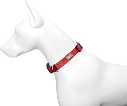 Red Dog Collar Basic Adjustable Dog Collars - Image 4