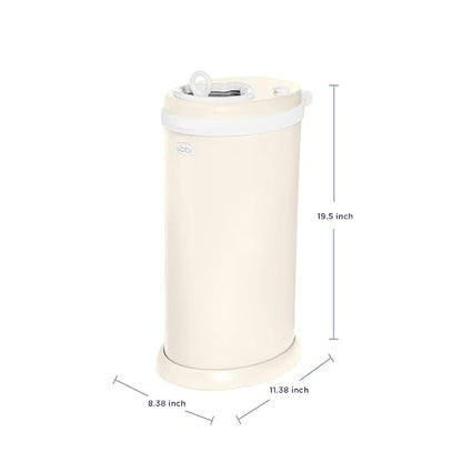 Ubbi Stainless Steel Diaper Pail, Odor Locking, No Special Bag Required - Image 2