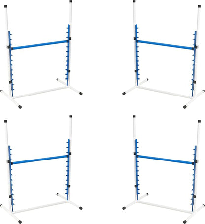 Better Sporting Dogs 4 Pack Adjustable Dog Agility Bar Jumps w/Cup Strips | by BetterSportingDogs