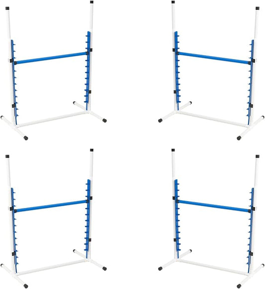 Better Sporting Dogs 4 Pack Adjustable Dog Agility Bar Jumps w/Cup Strips | by BetterSportingDogs