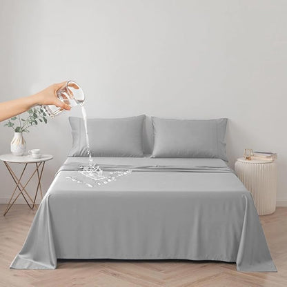 DUJUIKE Waterproof Bed Cover for Dog and Cats, Pet Hair Resistant Bed Sheet by ComfortAndStyleForHome