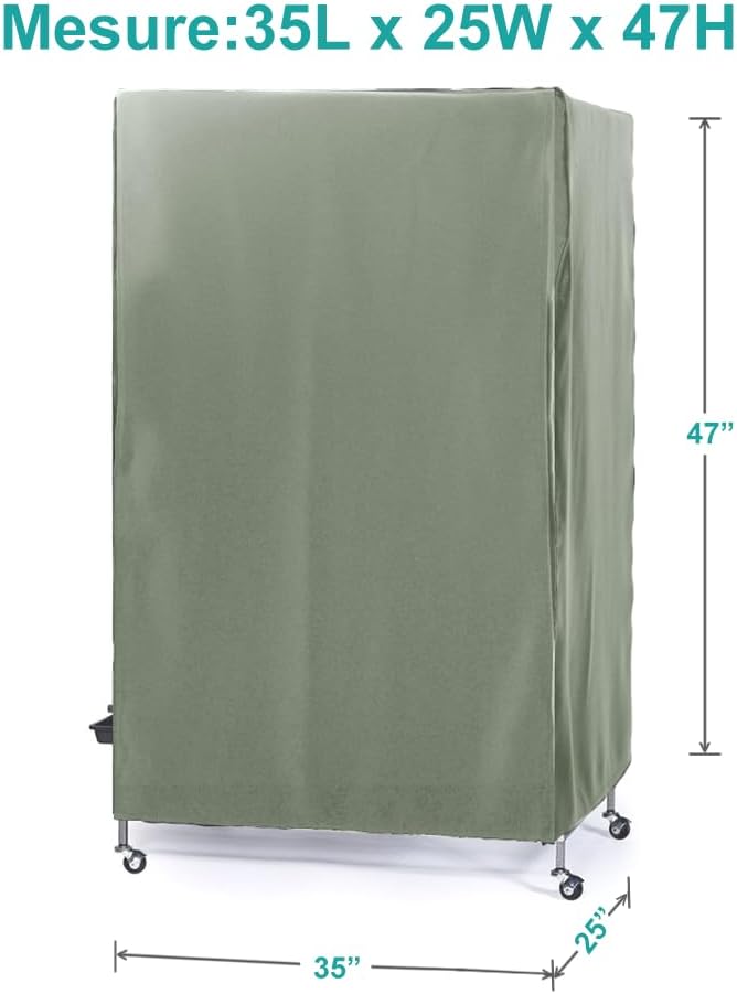 PONY DANCE Pets Product Universial Birdcage Cover Blackout & Breathable - Image 3