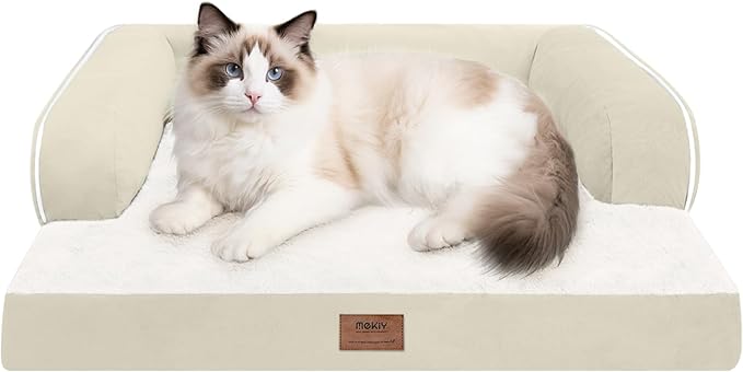 Small Dog Bed and Cat Sofa Waterproof Orthopedic Dog Beds by Mekiy