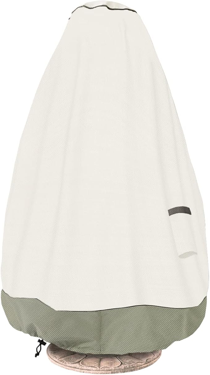 Bitubi Fountain Cover（48"x68"） 600D Oxford Cloth Garden Fountain Statue by PatioFurnitureCovers