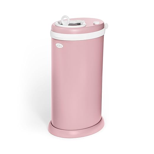 Ubbi Stainless Steel Diaper Pail, Odor Locking, No Special Bag Required by Ubbi