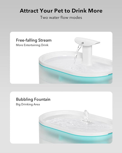 PETLIBRO Pet Water Fountain, Visible Water Level Design, 2.1L Quiet Pet Water - Image 3