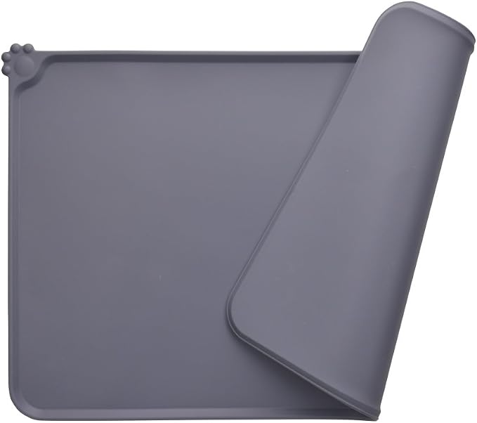 Guardians Silicone Dog Cat Bowl Mat, Non Slip Pet Feeding Mat, Waterproof by Guardians
