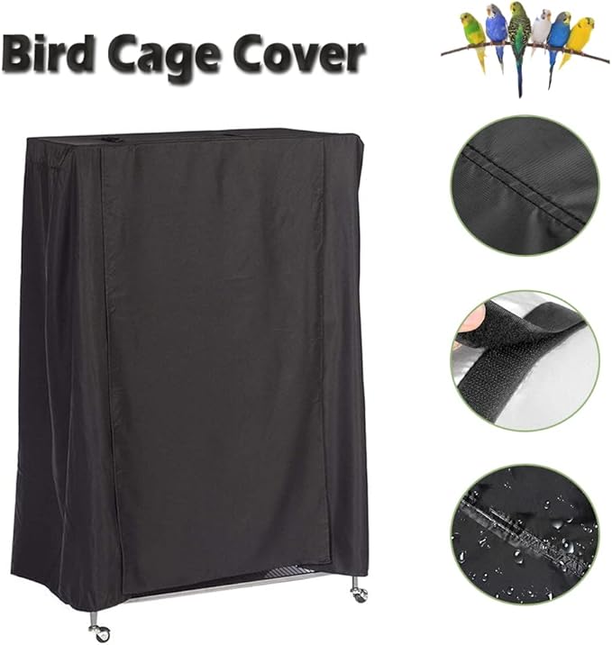 Extra Large Bird Cage Cover Breathable Waterproof Material Universal Black-Out - Image 2