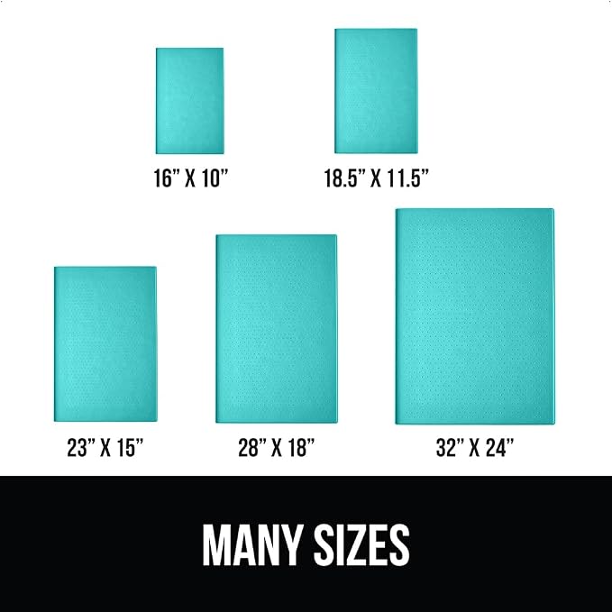 GORILLA GRIP 100% Waterproof Raised Edge BPA Free Silicone Pet Feeding Mat - Image 7
