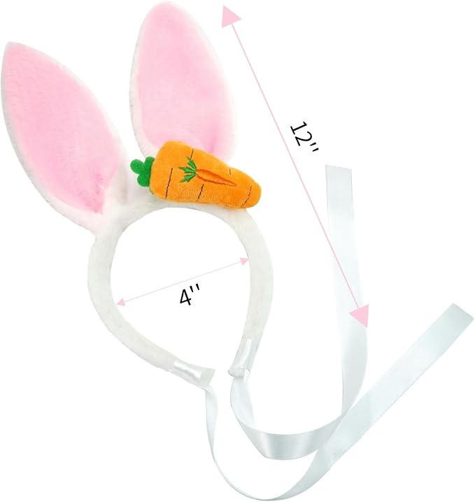 Lionheart glory Dog Easter Day Headband Bunny Rabbit Ear Headwear Pet Easter - Image 2