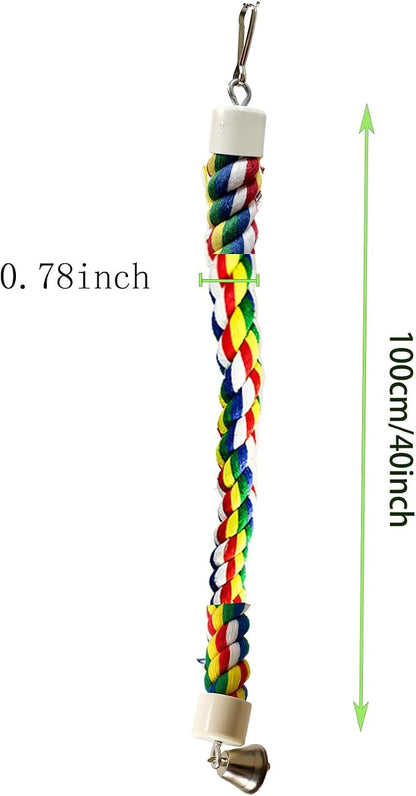 Bird Rope Perch & Birds Swing Set - Image 8