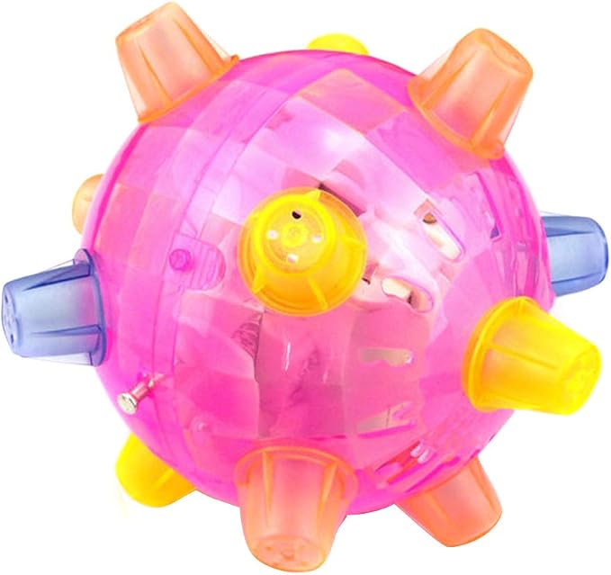 Arinda Jumping Activation Ball for Dogs Flashing Ball Light Sounds Jump by Arinda