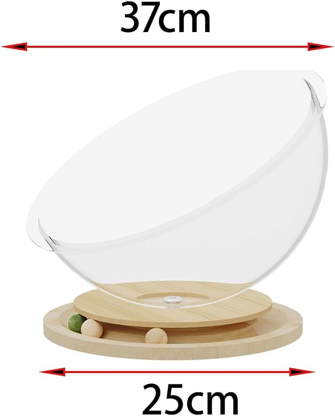 Space Capsule Cat Transparnt Cat House Set - Image 4