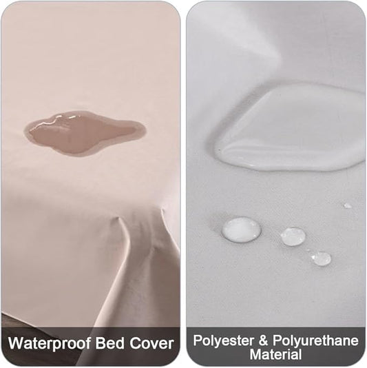 DUJUIKE Waterproof Bed Cover for Dog and Cats, Pet Hair Resistant Bed Sheet - Image 2