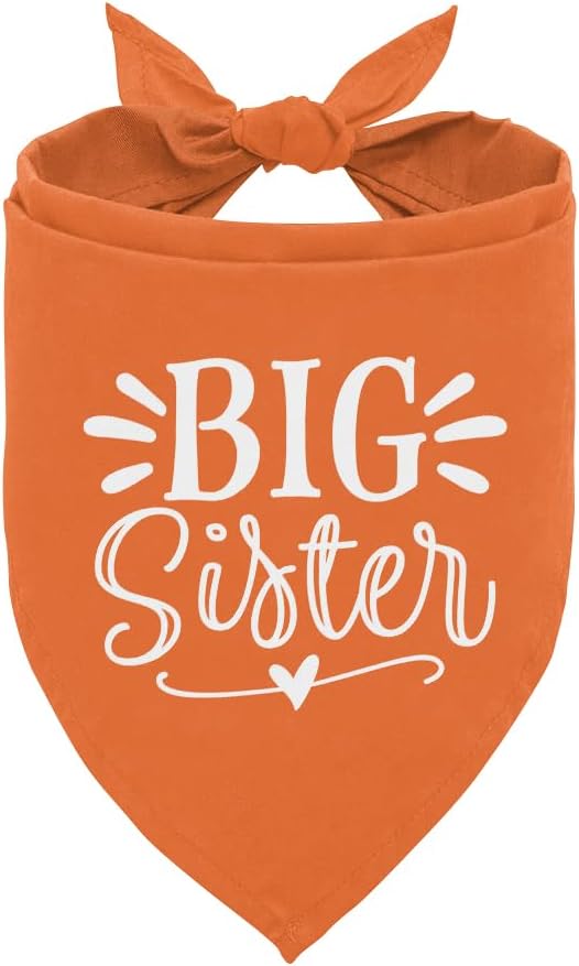 Big Sister Dog Bandana, Big Sister Bandana by ZPPRJF