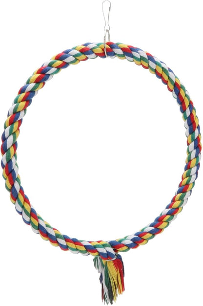 Bird Rope Swing Colorful Perch Climbing Toy - Image 5