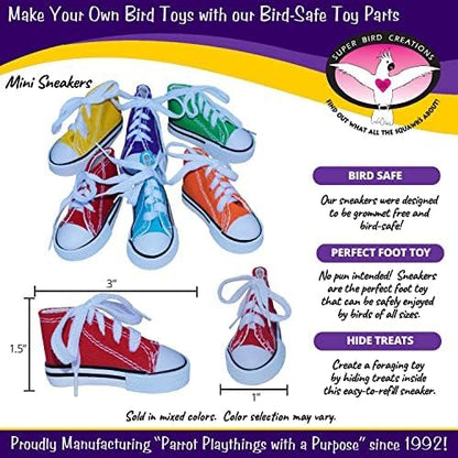 Super Bird Creations SB1058 Sneakers Bird Foot Toy - Image 4