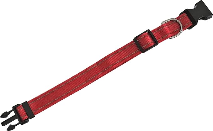 Adjustable Nylon Dog Collar, Reflective Collar 1 Inch 3/4 Inch 5/8 Inch Wide - Image 3