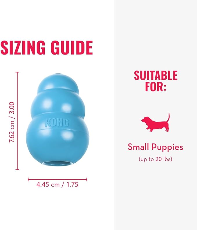KONG Puppy - Natural Teething Rubber Chew Toy - Image 4