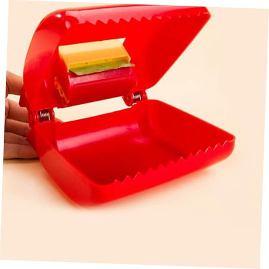 FRCOLOR Outdoor Pet Waste Litter Picker Tool Compact Red Clamp - Image 2