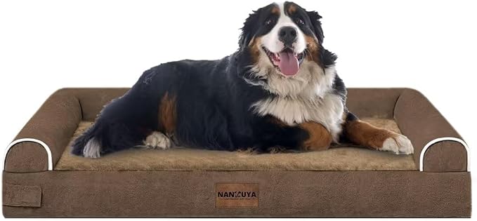 Large Dog Bed Orthopedic Washable: Jumbo Dog Bed Bolster Extra Large Dogs Egg - Image 9