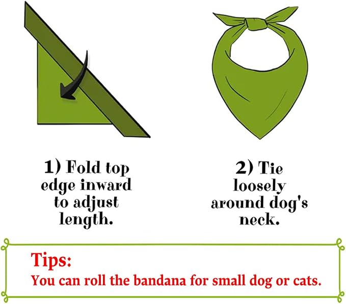 Birthday Girl Dog Bandanas 1 Pack, HBD Pet Scarves - Image 8