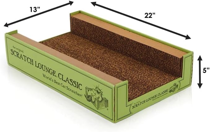 Scratch Lounge Cardboard Cat Scratcher & Lounger - Image 2