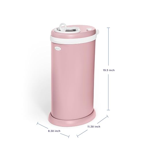Ubbi Stainless Steel Diaper Pail, Odor Locking, No Special Bag Required - Image 2
