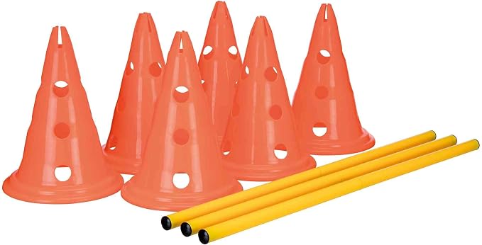 TRIXIE Dog Agility Hurdle Cone Set – Dog Agility Set by TRIXIE