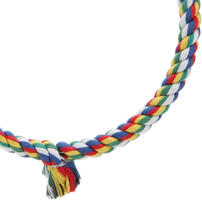Bird Rope Swing Colorful Perch Climbing Toy - Image 7