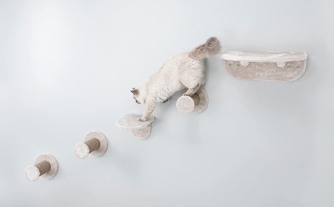 Trixie Wall Mounted Cat Lookout Set – Climbing Shelves - Image 2