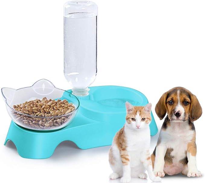 MILIFUN Double Dog Cat Bowls by Milifunpets