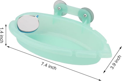 Wontee Bird Bath for Cage Portable Parrot Hanging Bathroom Bathing Tub - Image 4