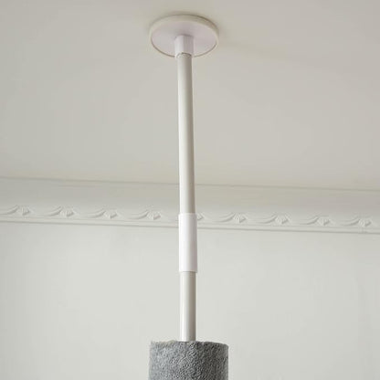PawHut 85.5" Cat Tree Height Adjustable Floor-to-Ceiling 4-Tier Kitty Climbing - Image 8