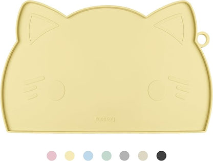 Coomazy Cat Food Mat, Thicker Dog Feeding Mat by Coomazy