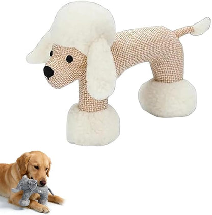 Xcho Linen Safari Companions Squeaky Dog Chew Animals Indestructible Dog Chew by Unknown