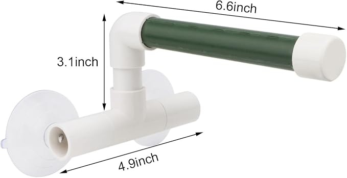 Hypeety Bird Parrot Stand Perch Shower Standing Toy Portable Suction Cup Parrot - Image 2