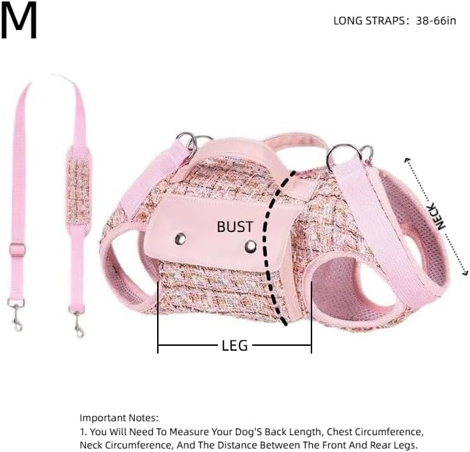 Dog Lift Harness Backpack for Small Dogs Cats, Adjustable Straps Dog Sling - Image 4