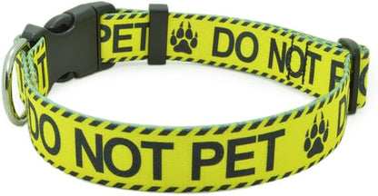 Dog Collar for DO NOT PET, Sturdy Durable by DWOOFG