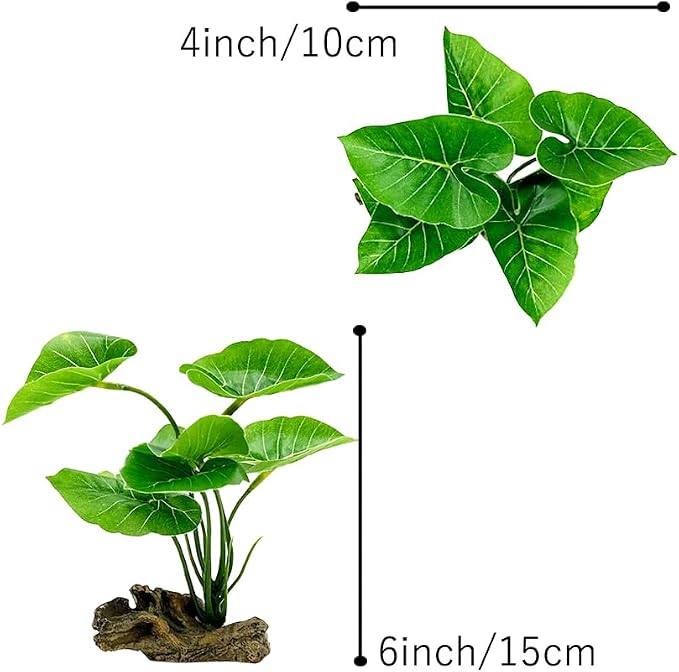 Smoothedo-Pets Fish Tank Decor Aquarium Decorations Ornaments Betta Leaf pad - Image 3