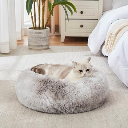 WESTERN HOME WH Calming Dog & Cat Bed, Anti-Anxiety Donut Cuddler Warming Cozy - Image 3