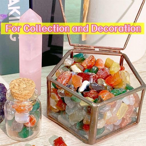 YATOJUZI Colorful Agate Aquarium Gravel Rocks Mix-color Bulk Wholesale Tumbled - Image 4