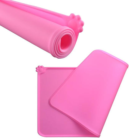 Silicone Cat & Dog Bowl Mat, Non-Slip Pet Feeding Mat - Image 4