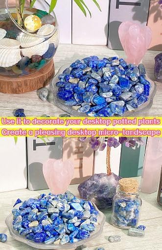 YATOJUZI Lapis Lazuli 1LB Aquarium Gravel Rocks Bulk Wholesale Tumbled Crystals - Image 5