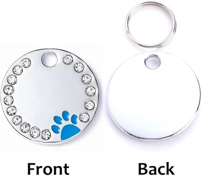 Personalized Dog/Cat Cute Paw Pet ID Tag - Image 2