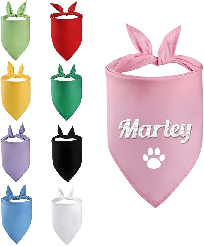 Personalized Dog Bandana, Custom Pet Scarf by Ulicoprofessionalpersonalized