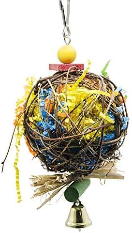 EBaokuup 2 Pack Bird Chewing Toys Foraging Shredder Parrot Cage Shredder - Image 3
