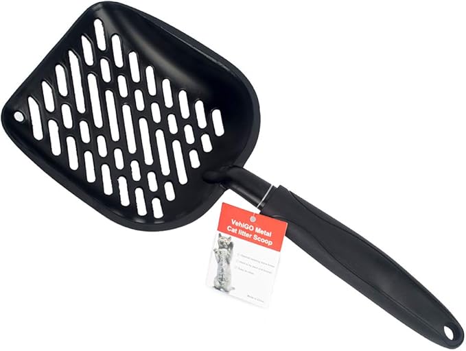 Metal Cat Litter Scoop with a Deep Shovel Design | Solid Aluminum & Non-Stick by Unknown